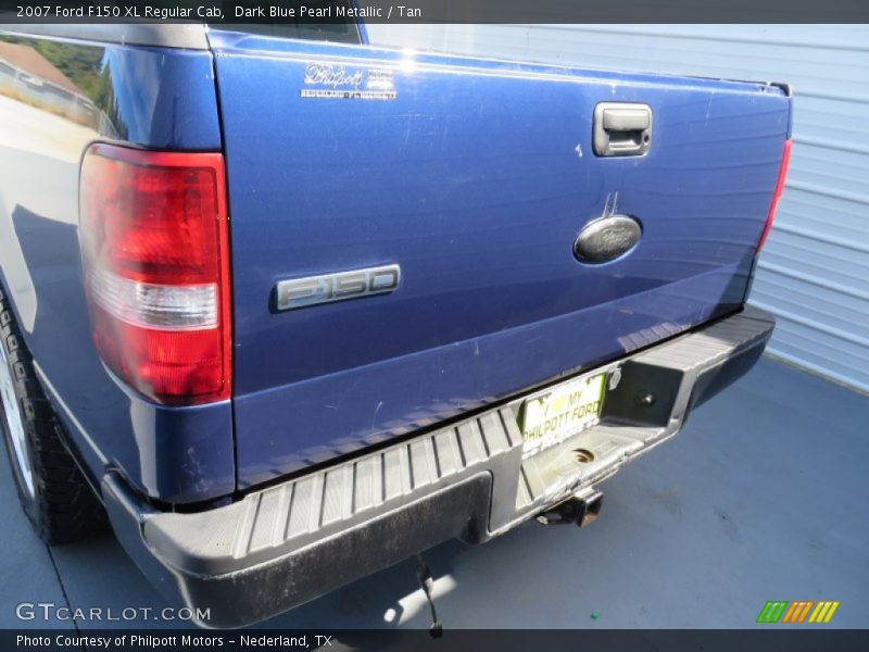 Dark Blue Pearl Metallic / Tan 2007 Ford F150 XL Regular Cab