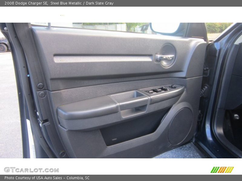 Steel Blue Metallic / Dark Slate Gray 2008 Dodge Charger SE