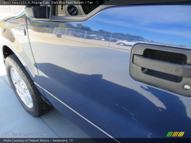 Dark Blue Pearl Metallic / Tan 2007 Ford F150 XL Regular Cab