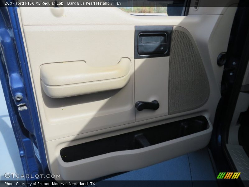 Dark Blue Pearl Metallic / Tan 2007 Ford F150 XL Regular Cab