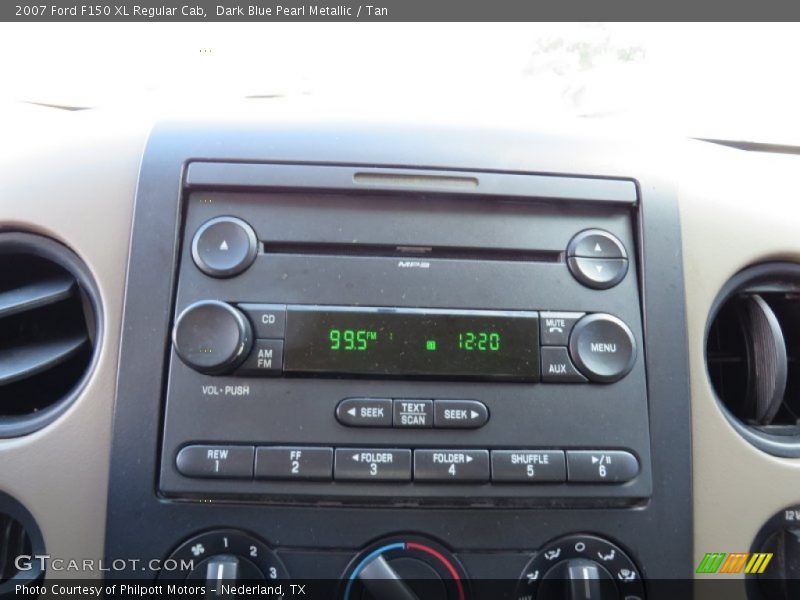 Dark Blue Pearl Metallic / Tan 2007 Ford F150 XL Regular Cab