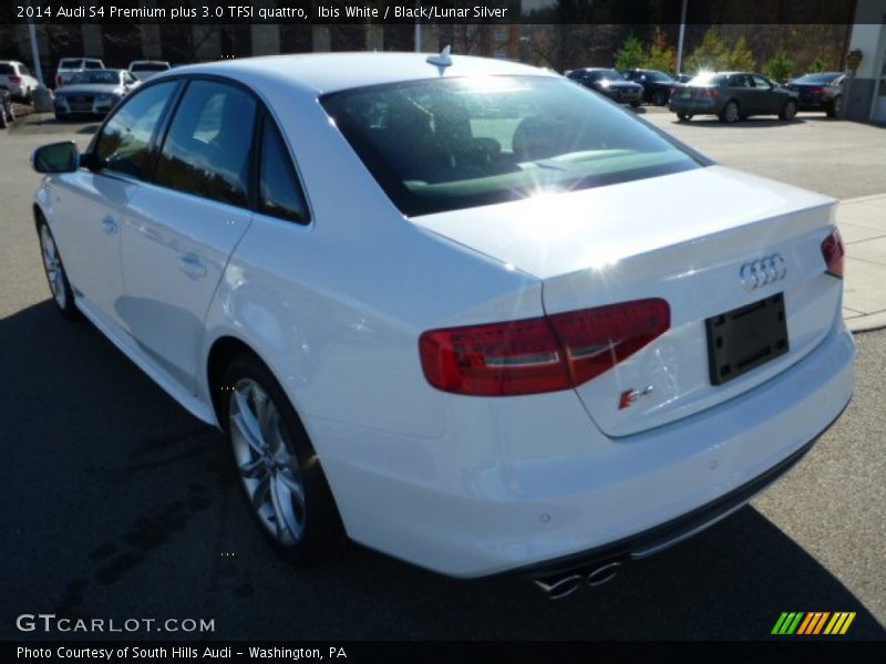 Ibis White / Black/Lunar Silver 2014 Audi S4 Premium plus 3.0 TFSI quattro