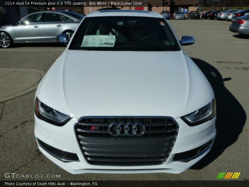 Ibis White / Black/Lunar Silver 2014 Audi S4 Premium plus 3.0 TFSI quattro