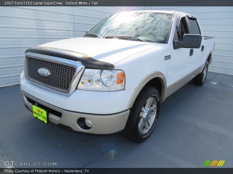 Oxford White / Tan 2007 Ford F150 Lariat SuperCrew