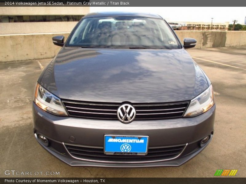 Platinum Gray Metallic / Titan Black 2014 Volkswagen Jetta SE Sedan