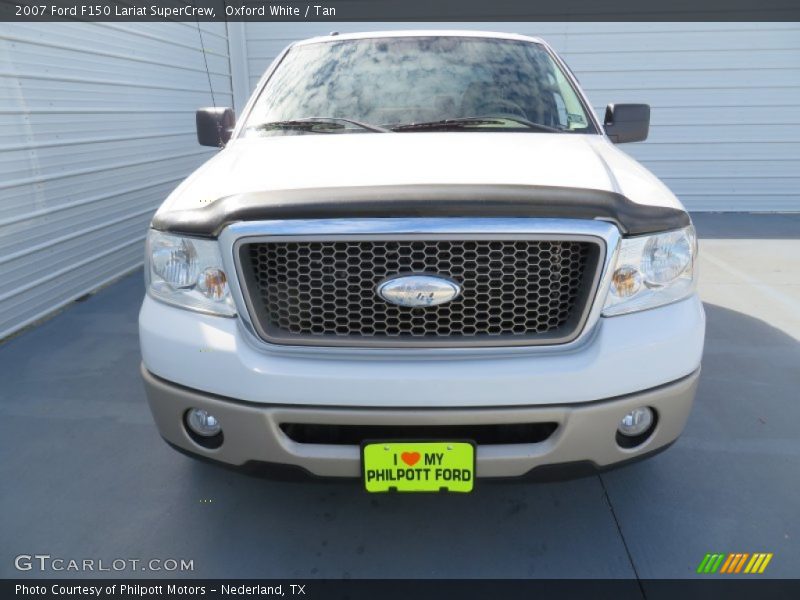 Oxford White / Tan 2007 Ford F150 Lariat SuperCrew