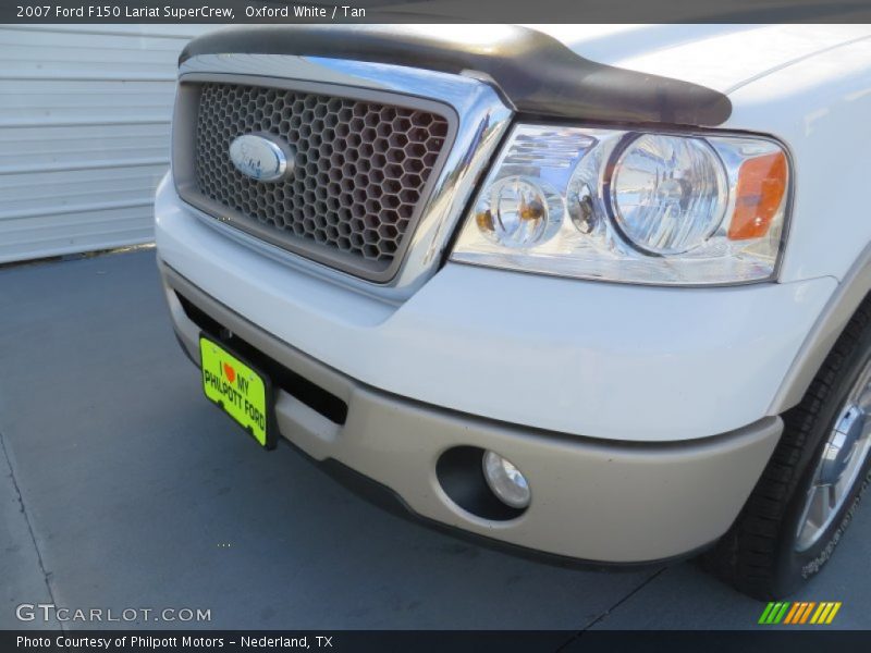 Oxford White / Tan 2007 Ford F150 Lariat SuperCrew