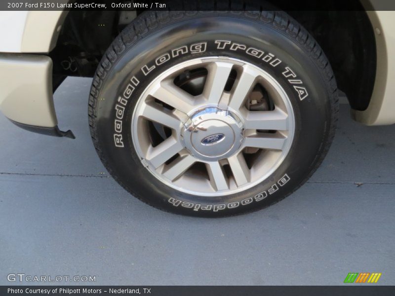 Oxford White / Tan 2007 Ford F150 Lariat SuperCrew