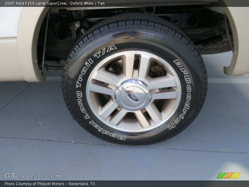 Oxford White / Tan 2007 Ford F150 Lariat SuperCrew