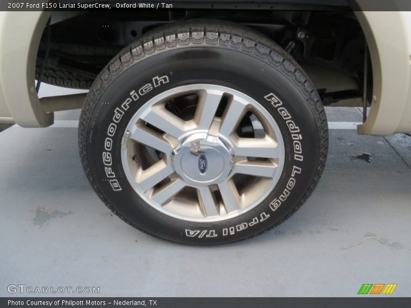 Oxford White / Tan 2007 Ford F150 Lariat SuperCrew