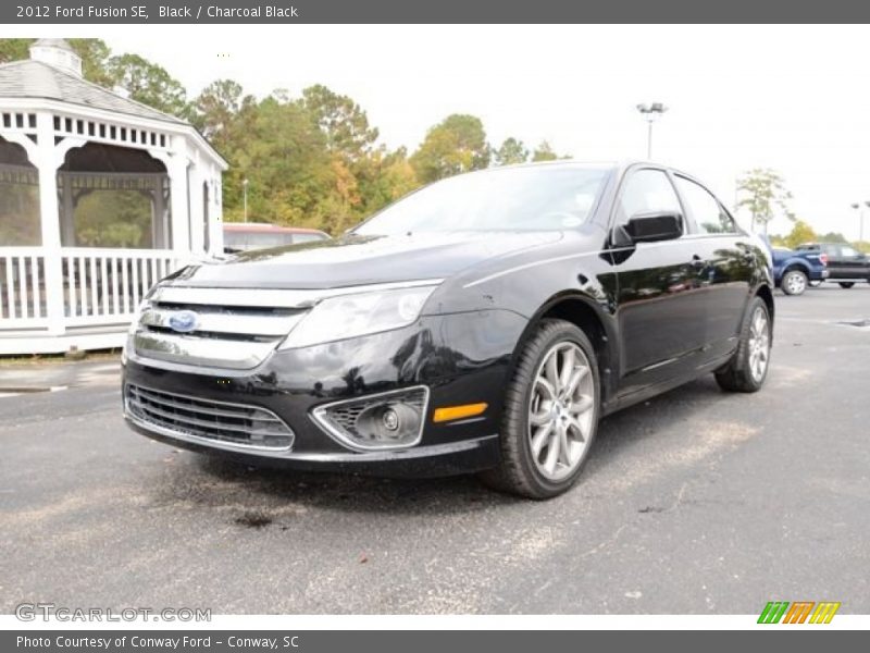 Black / Charcoal Black 2012 Ford Fusion SE