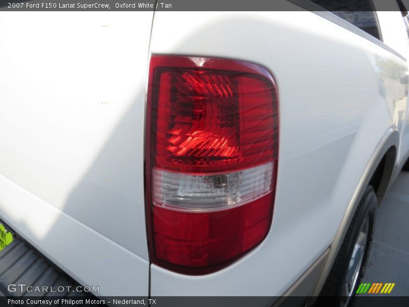 Oxford White / Tan 2007 Ford F150 Lariat SuperCrew