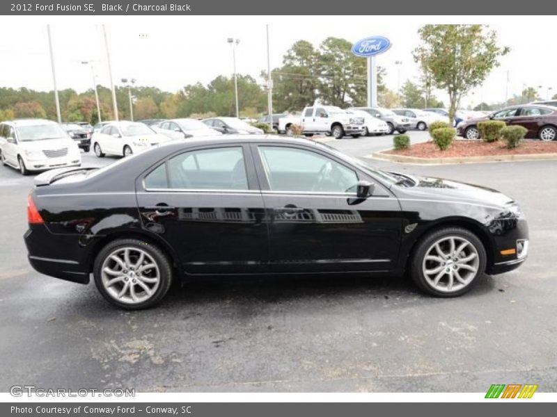 Black / Charcoal Black 2012 Ford Fusion SE