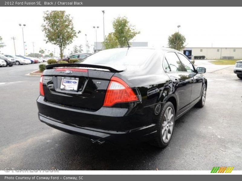 Black / Charcoal Black 2012 Ford Fusion SE