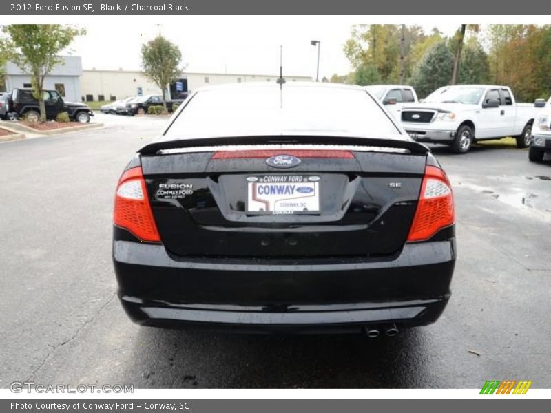 Black / Charcoal Black 2012 Ford Fusion SE