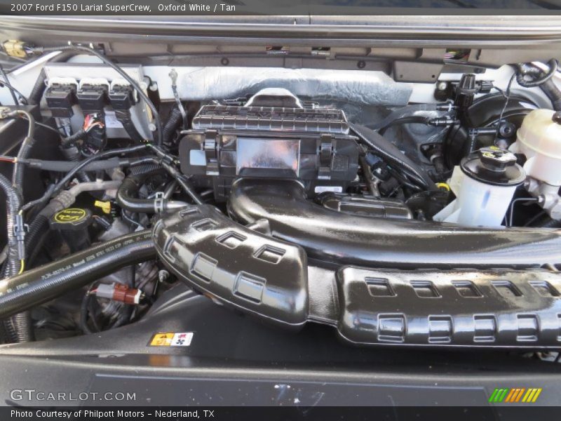 Oxford White / Tan 2007 Ford F150 Lariat SuperCrew