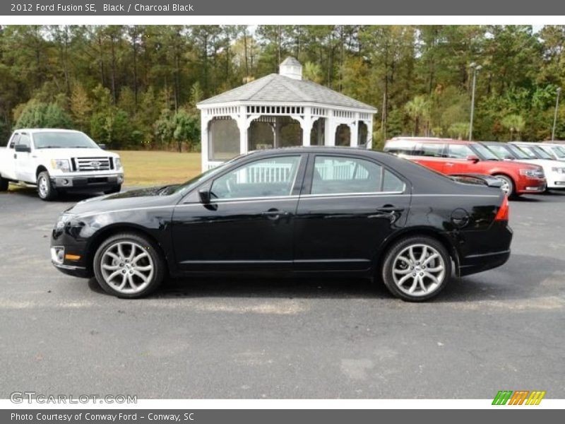 Black / Charcoal Black 2012 Ford Fusion SE