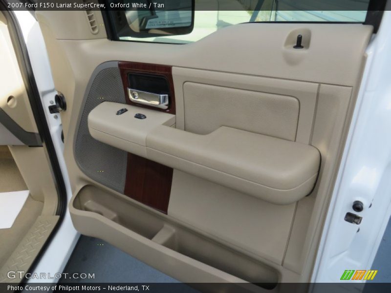 Oxford White / Tan 2007 Ford F150 Lariat SuperCrew