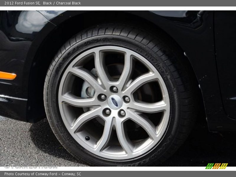 Black / Charcoal Black 2012 Ford Fusion SE