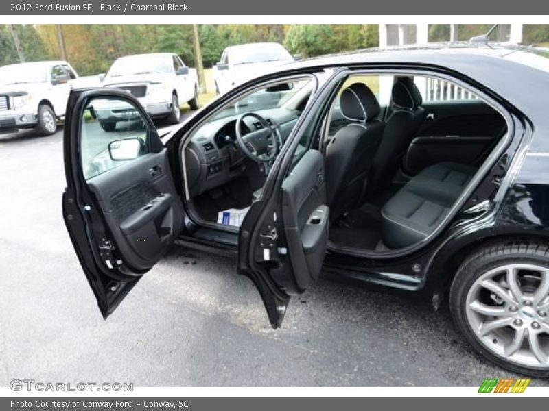 Black / Charcoal Black 2012 Ford Fusion SE