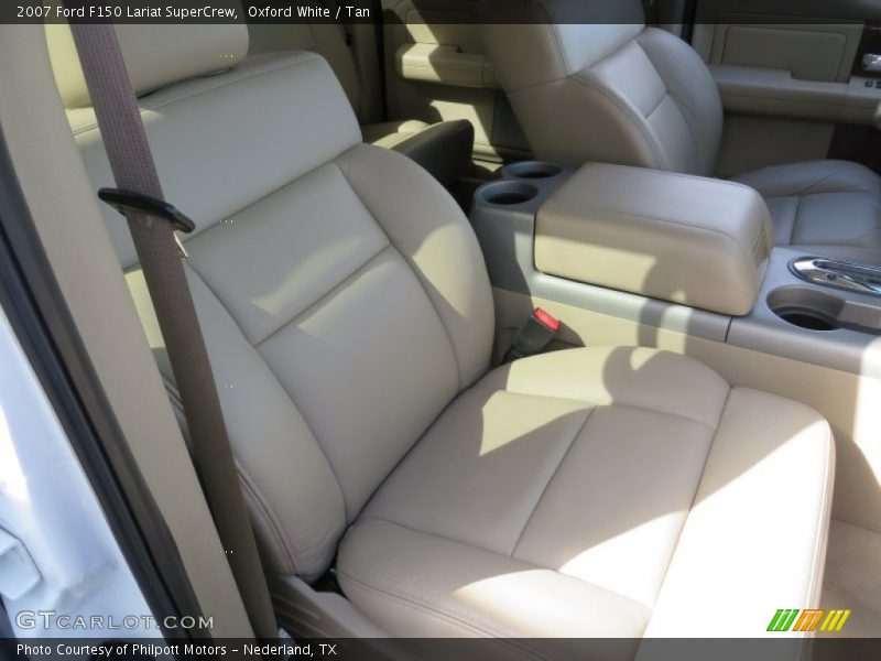 Oxford White / Tan 2007 Ford F150 Lariat SuperCrew