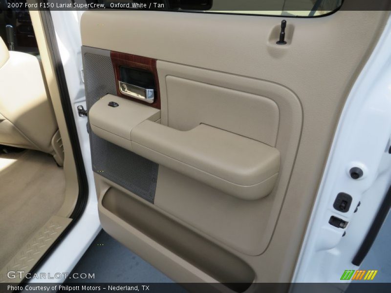 Oxford White / Tan 2007 Ford F150 Lariat SuperCrew
