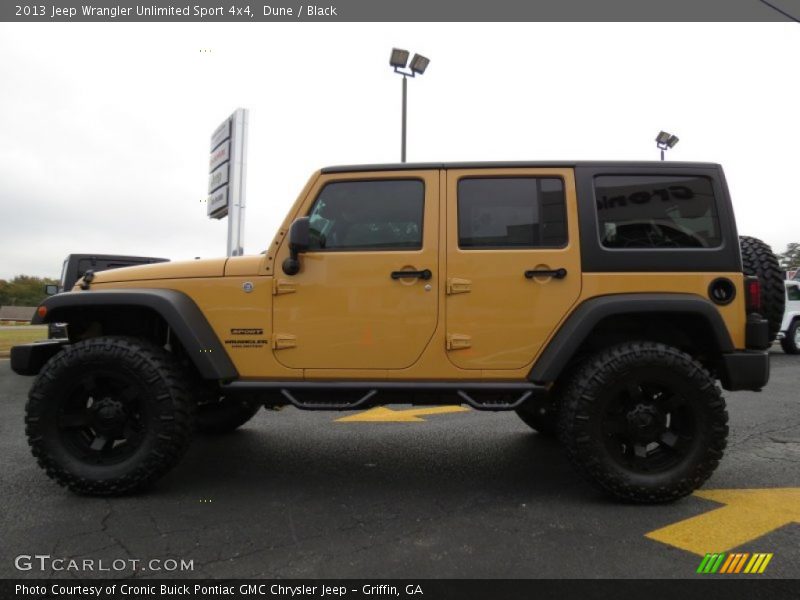 Dune / Black 2013 Jeep Wrangler Unlimited Sport 4x4