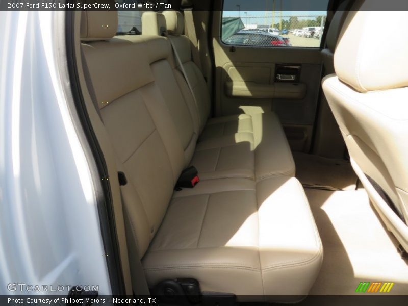 Oxford White / Tan 2007 Ford F150 Lariat SuperCrew
