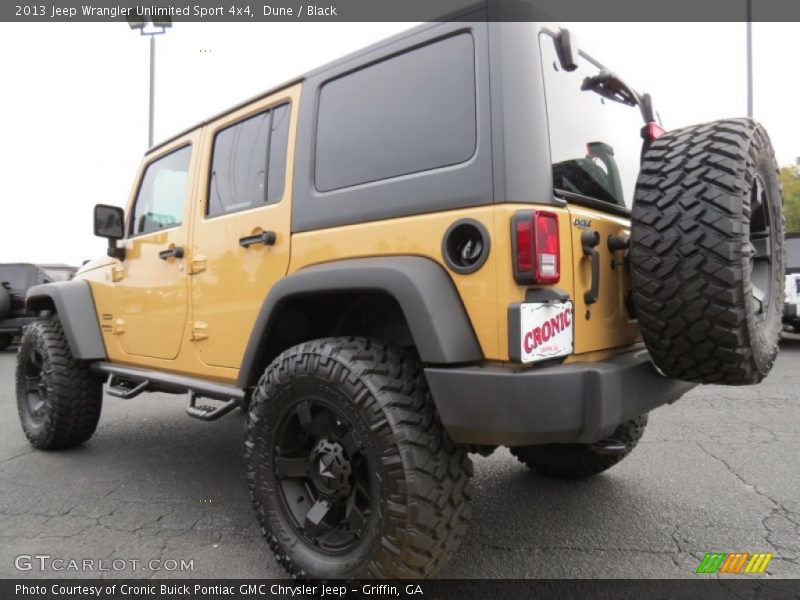 Dune / Black 2013 Jeep Wrangler Unlimited Sport 4x4