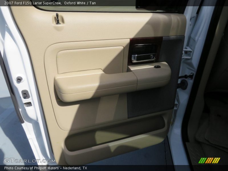 Oxford White / Tan 2007 Ford F150 Lariat SuperCrew