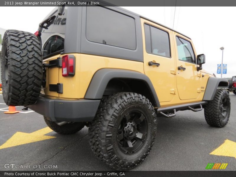 Dune / Black 2013 Jeep Wrangler Unlimited Sport 4x4