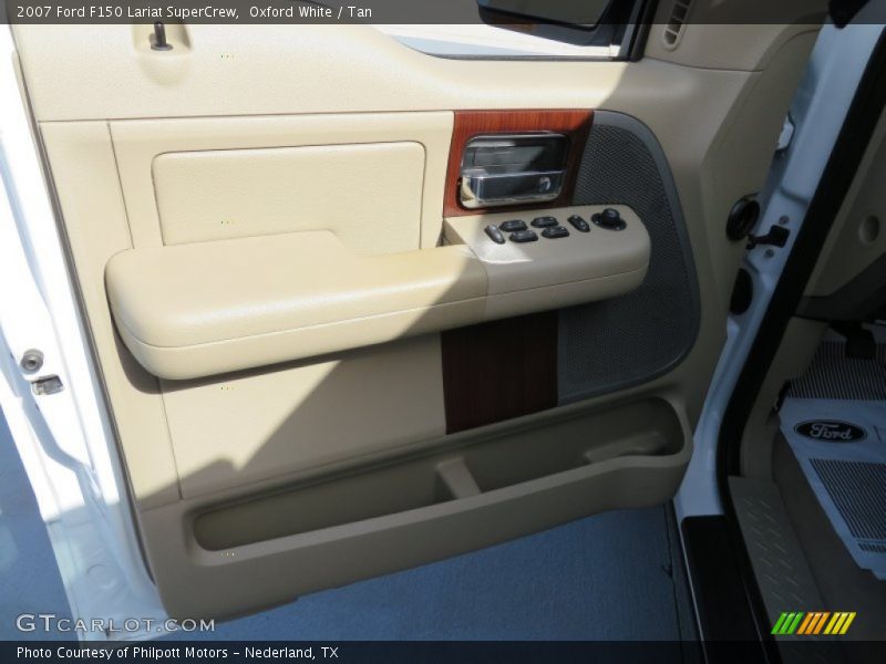 Oxford White / Tan 2007 Ford F150 Lariat SuperCrew