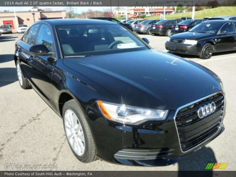 Brilliant Black / Black 2014 Audi A6 2.0T quattro Sedan