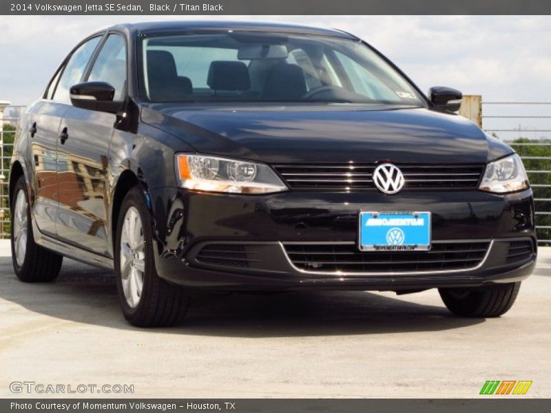 Black / Titan Black 2014 Volkswagen Jetta SE Sedan