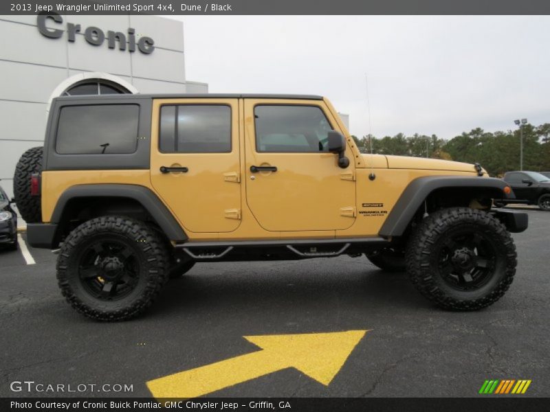 Dune / Black 2013 Jeep Wrangler Unlimited Sport 4x4
