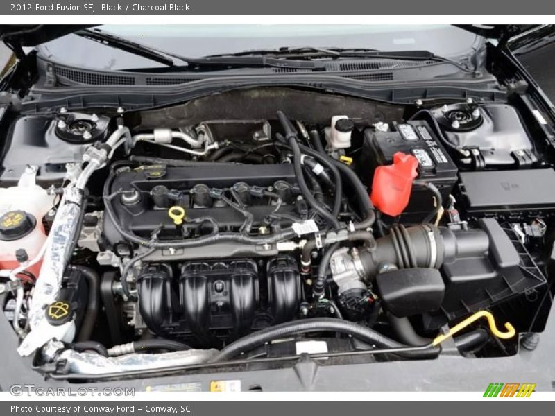 Black / Charcoal Black 2012 Ford Fusion SE