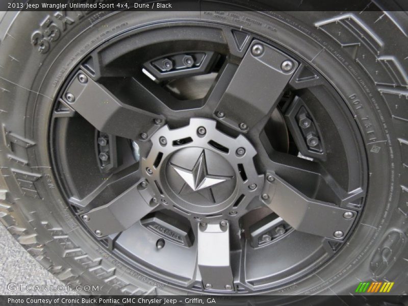 Dune / Black 2013 Jeep Wrangler Unlimited Sport 4x4