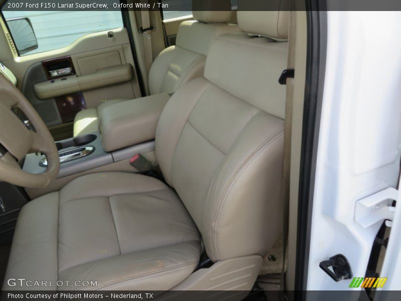 Oxford White / Tan 2007 Ford F150 Lariat SuperCrew
