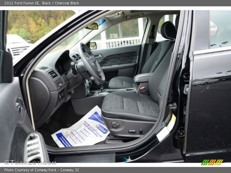 Black / Charcoal Black 2012 Ford Fusion SE