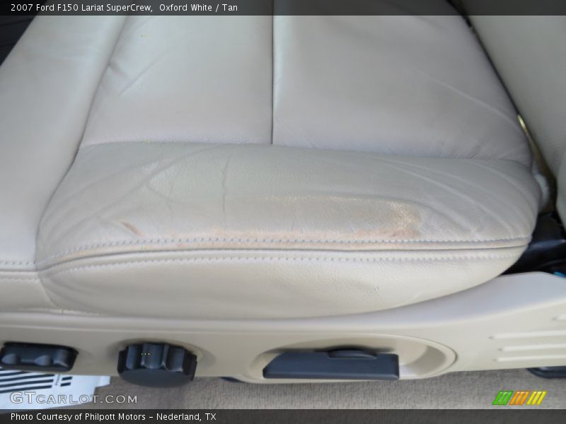 Oxford White / Tan 2007 Ford F150 Lariat SuperCrew