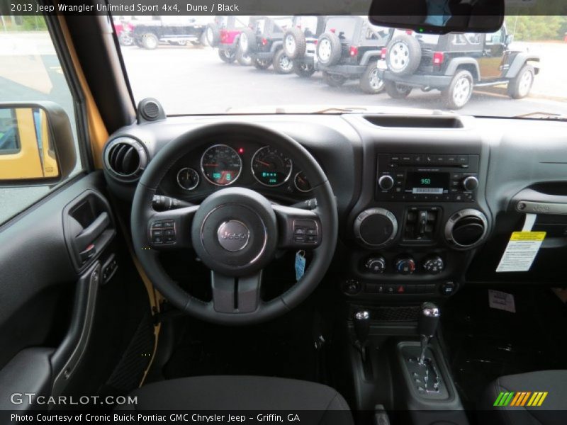 Dune / Black 2013 Jeep Wrangler Unlimited Sport 4x4