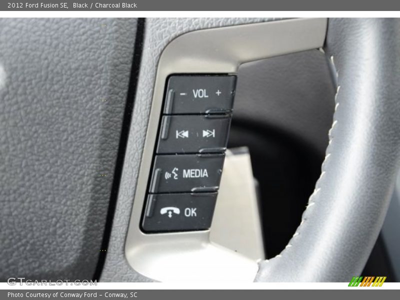 Black / Charcoal Black 2012 Ford Fusion SE