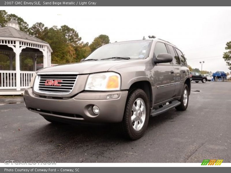 Sand Beige Metallic / Light Gray 2007 GMC Envoy SLE