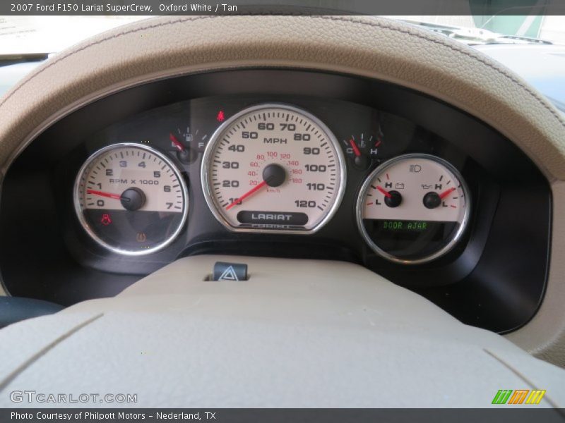 Oxford White / Tan 2007 Ford F150 Lariat SuperCrew