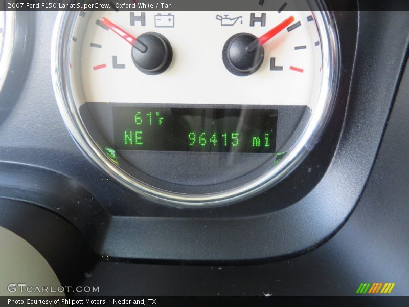 Oxford White / Tan 2007 Ford F150 Lariat SuperCrew