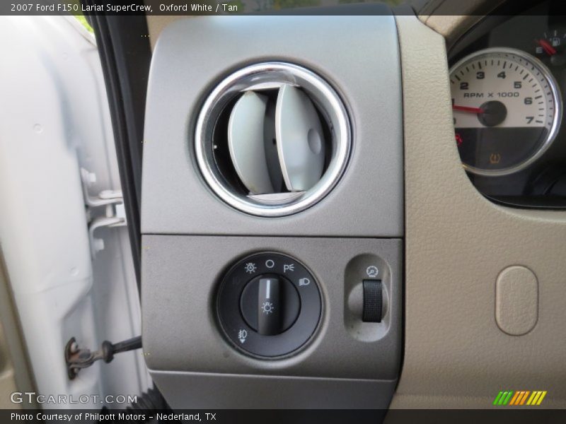 Oxford White / Tan 2007 Ford F150 Lariat SuperCrew