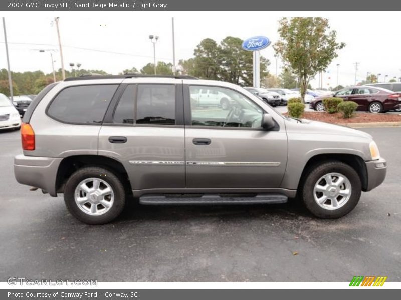 Sand Beige Metallic / Light Gray 2007 GMC Envoy SLE