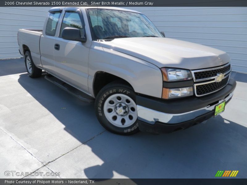 Silver Birch Metallic / Medium Gray 2006 Chevrolet Silverado 1500 Extended Cab