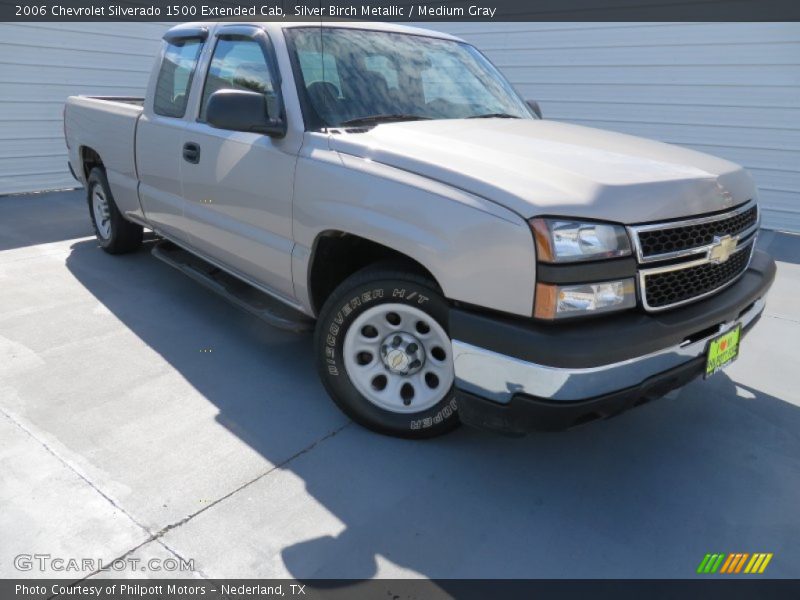 Silver Birch Metallic / Medium Gray 2006 Chevrolet Silverado 1500 Extended Cab