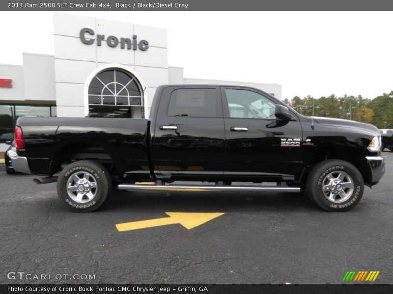 Black / Black/Diesel Gray 2013 Ram 2500 SLT Crew Cab 4x4